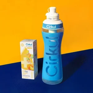 22oz. Blue Grip Squeeze Bottle with FitSipTropical Blast