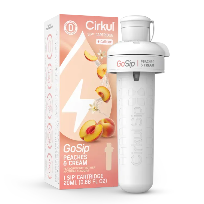 Sip Flavor: GoSip Peaches & Cream