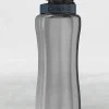 32oz. Black Tint Plastic Bottle with Gray Lid