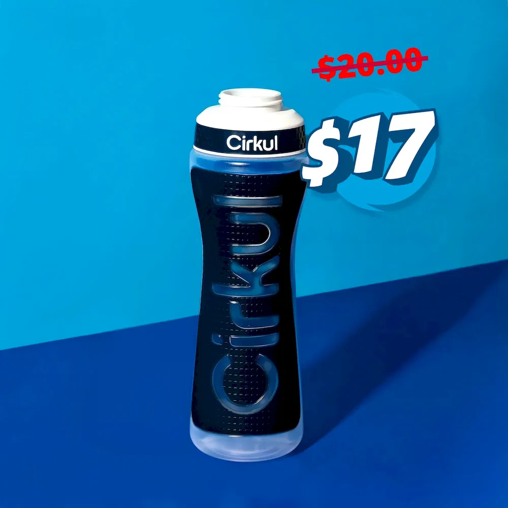 22oz. Grip Squeeze Plastic Bottle & Sport Lid - Image 6