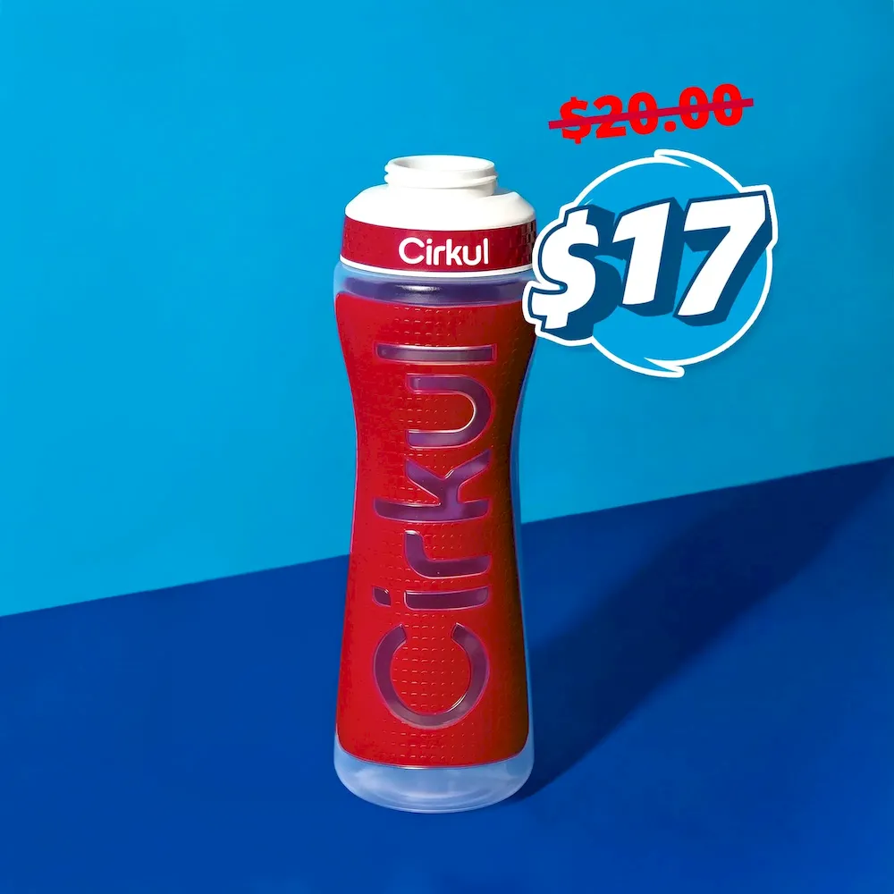 22oz. Grip Squeeze Plastic Bottle & Sport Lid - Image 4