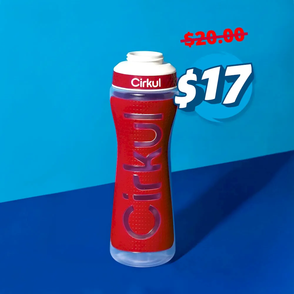 22oz. Grip Squeeze Plastic Bottle & Sport Lid - Image 9