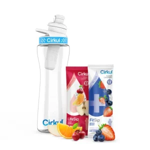 Starter Kit: 22oz. Plastic Bottle, Lid, & Cartridges