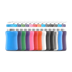 12oz. Stainless Steel Bottle & Comfort Grip Lid