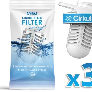 Cirkul Flow Filter (3-Pack) & New Comfort Grip Lid