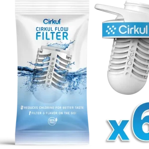 Cirkul Flow Filter (6-Pack) & New Comfort Grip Lid