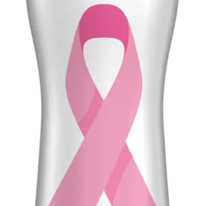 Breast Cancer Awareness Ribbon Bottle