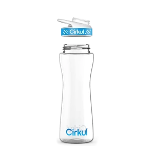 22oz. Plastic Bottle with Blue Comfort Grip Lid