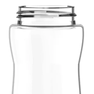 FREE 12oz. Plastic Bottle & Blue Comfort Grip Lid