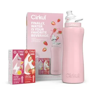 CX: 32oz. Blush Pink Stainless Steel Bottle Starter Kit (2C)