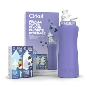 CX: 32oz. Matte Periwinkle Stainless Steel Bottle Starter Kit (2C)
