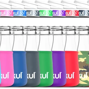 12oz. Plastic Bottle & Comfort Grip Lid + 12oz. Chill Sleeve