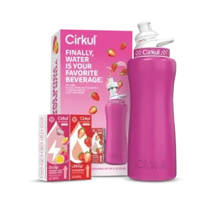 32oz. Hot Pink Stainless Steel Bottle Starter Kit