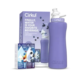 32oz. Matte Periwinkle Stainless Steel Bottle Starter Kit