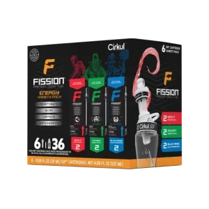 Base: Fission Flavor Cartridge Variety Pack, 6-Pack