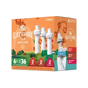 CX: Gateway Tea Flavor Cartridge Variety Pack, 6-Pack