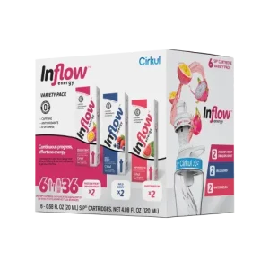Base: Inflow Energy Flavor Cartridge Variety Pack, 6-Pack
