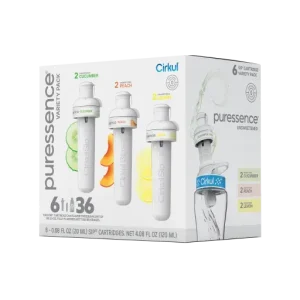 Base: Puressence Flavor Cartridge Variety Pack, 6-Pack