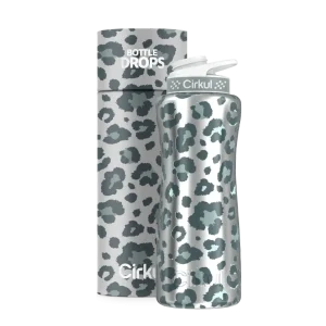 CX: Limited Edition: Silver Leopard 32oz. Stainless Steel Bottle & Lid