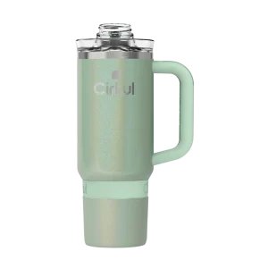 Limited Edition: 30oz. Sage Shimmer Travel StrawSip™ Tumbler