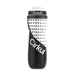Limited Edition: 22oz. Black Insulated Squeeze Plastic Bottle & Sport Lid