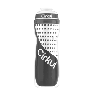 Limited Edition: 22oz. Gray Insulated Squeeze Plastic Bottle & Sport Lid