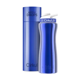 CX: Limited Edition: Blue Chrome 22oz. Stainless Steel Bottle & Lid