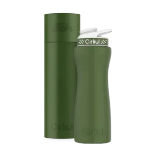 Limited Edition: 22oz. Matte Dark Green Stainless Steel Bottle & Lid