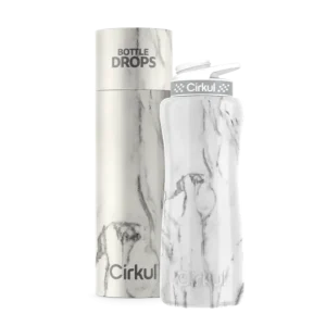 CX: Limited Edition: White Marble 32oz. Stainless Steel Bottle & Lid