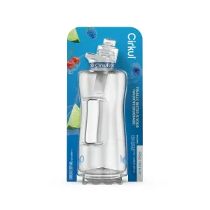 Cirkul 62oz Plastic Bottle with Blue Lid and Flavor Cartridge (FitSip Star Blast)